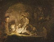 REMBRANDT Harmenszoon van Rijn Grablegung Christi oil on canvas